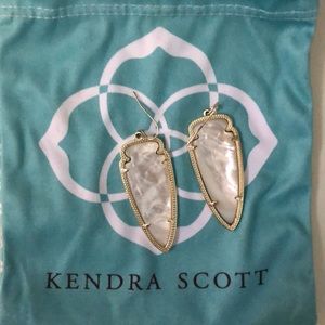 Kendra Scott White Earrings